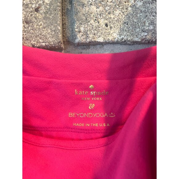 Kate Spade & Beyond YogaNew York Womens Fuchsia Tank Top With Tie Straps - Picture 8 of 12